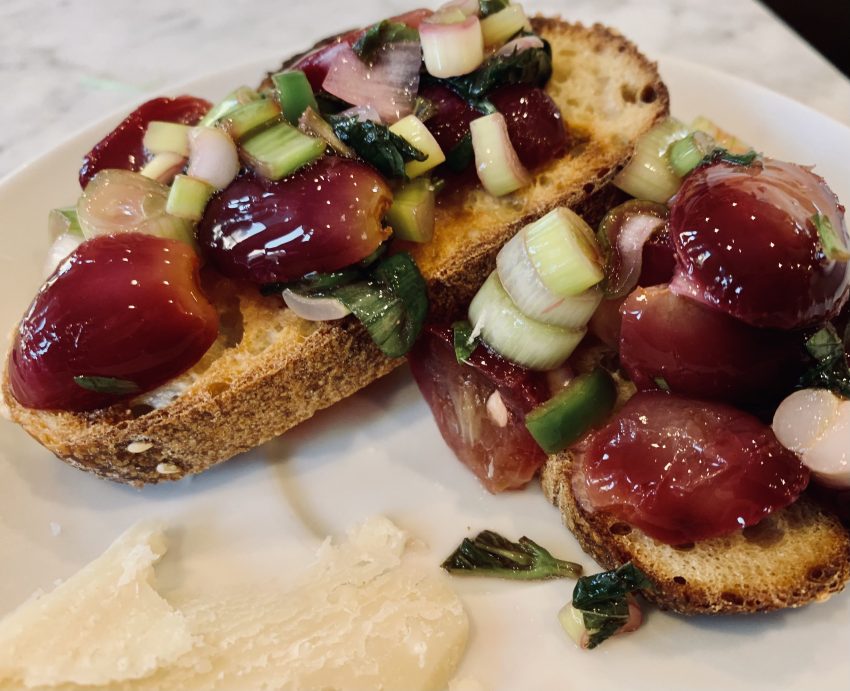 Grape Crostini