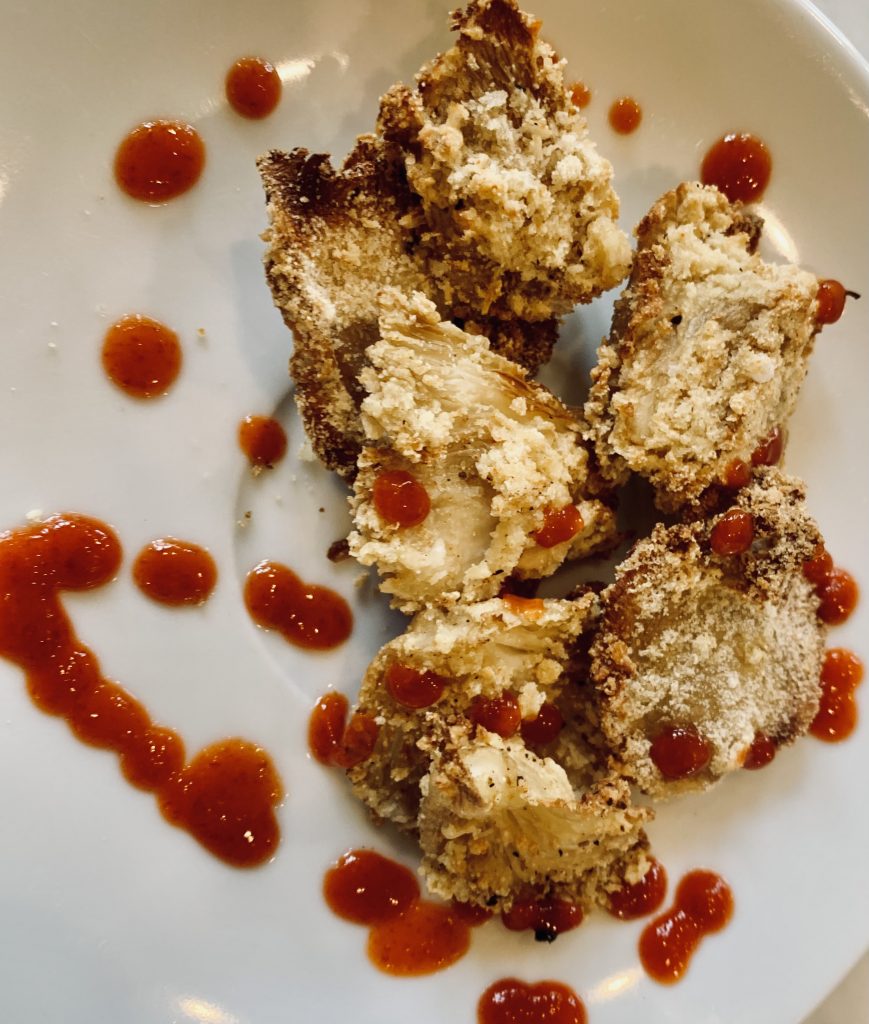 Air Fried Oyster Mushrooms