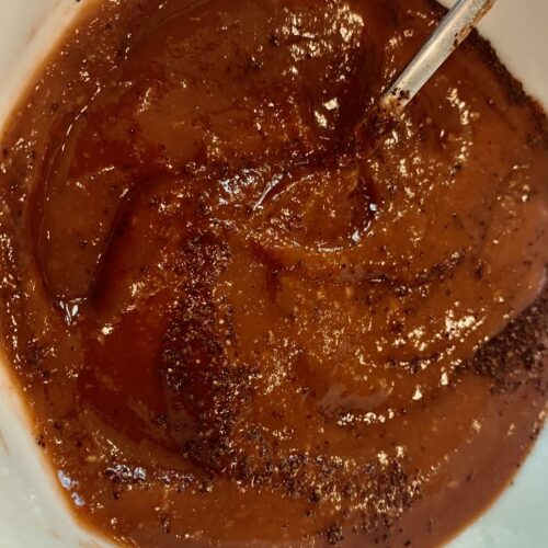 Peach Chipotle Espresso BBQ Sauce