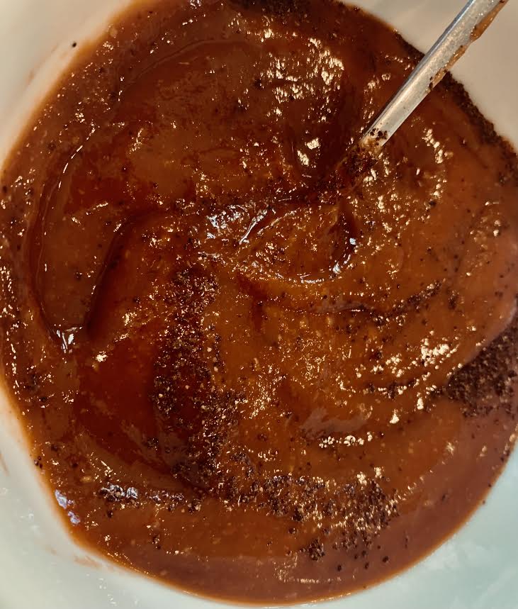 Peach Chipotle Espresso BBQ Sauce