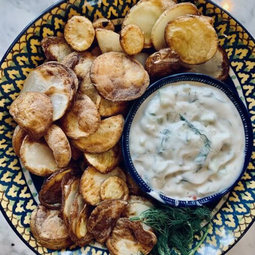 Chips and Tzatziki Dip