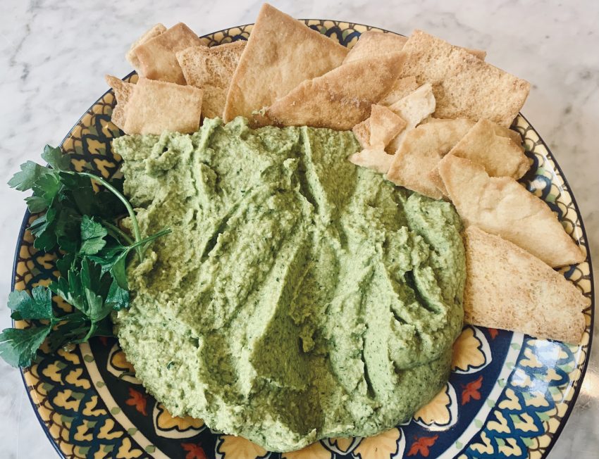 Spring Green Hummus