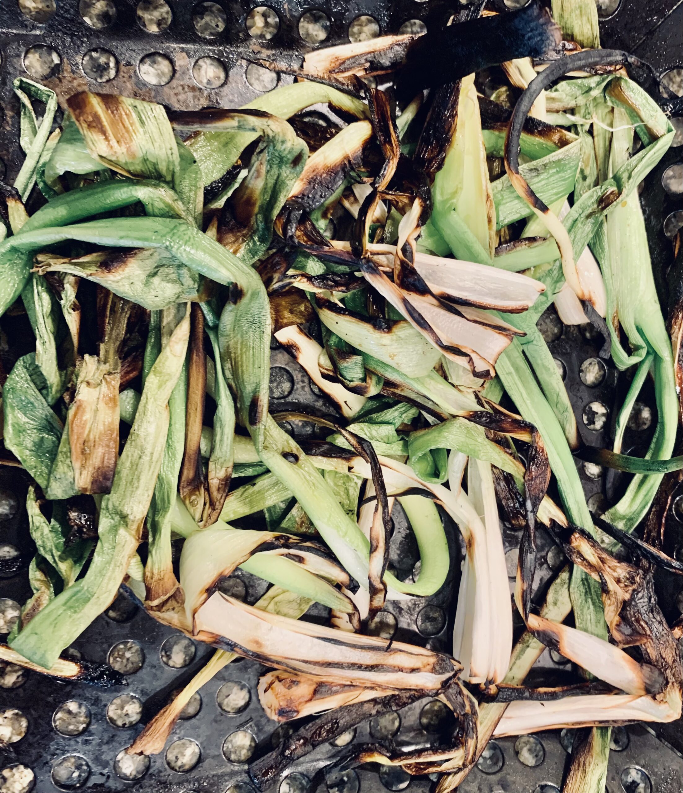 Grilled Scallion Vinaigrette
