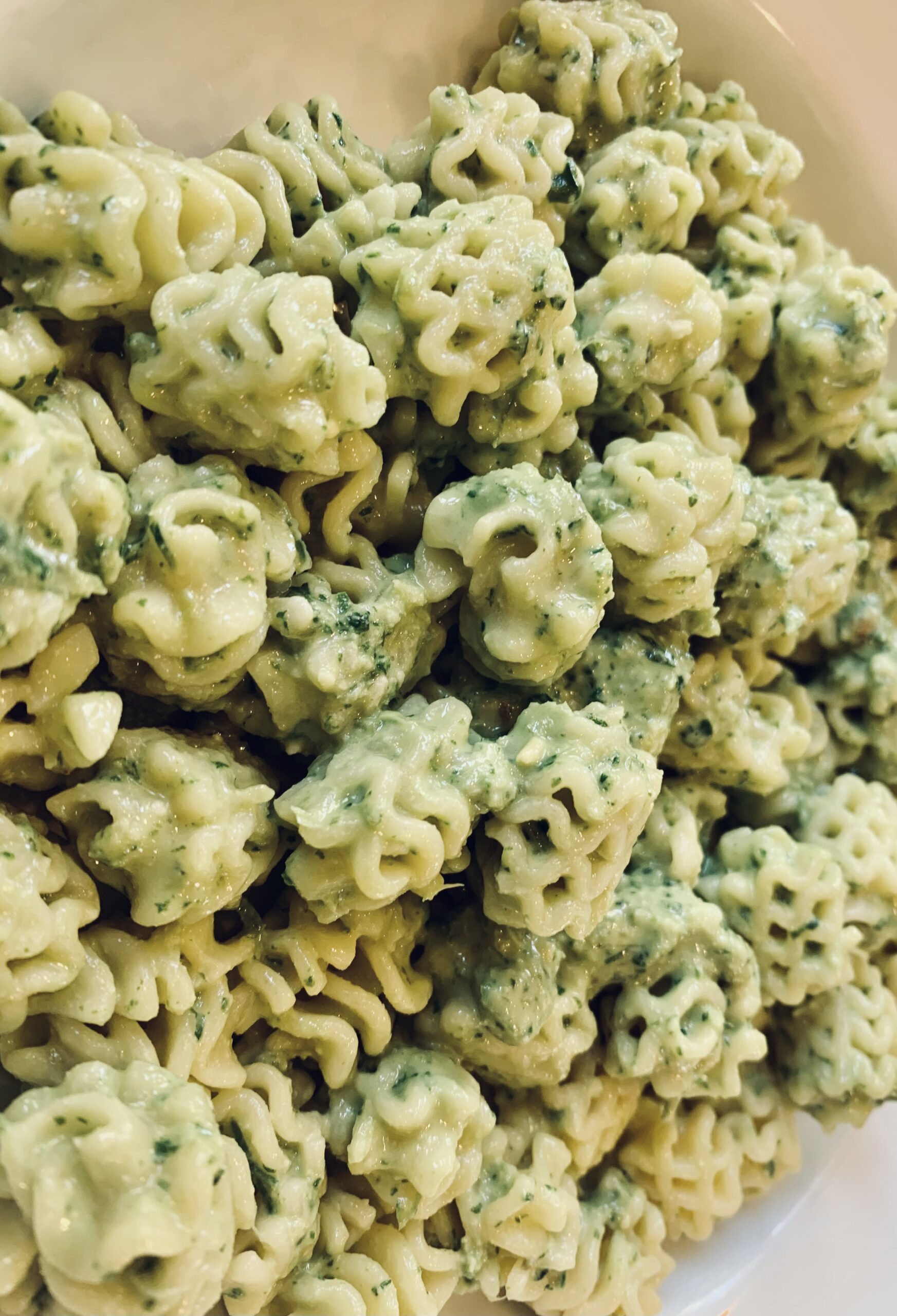 Garlic Scape Basil Pesto
