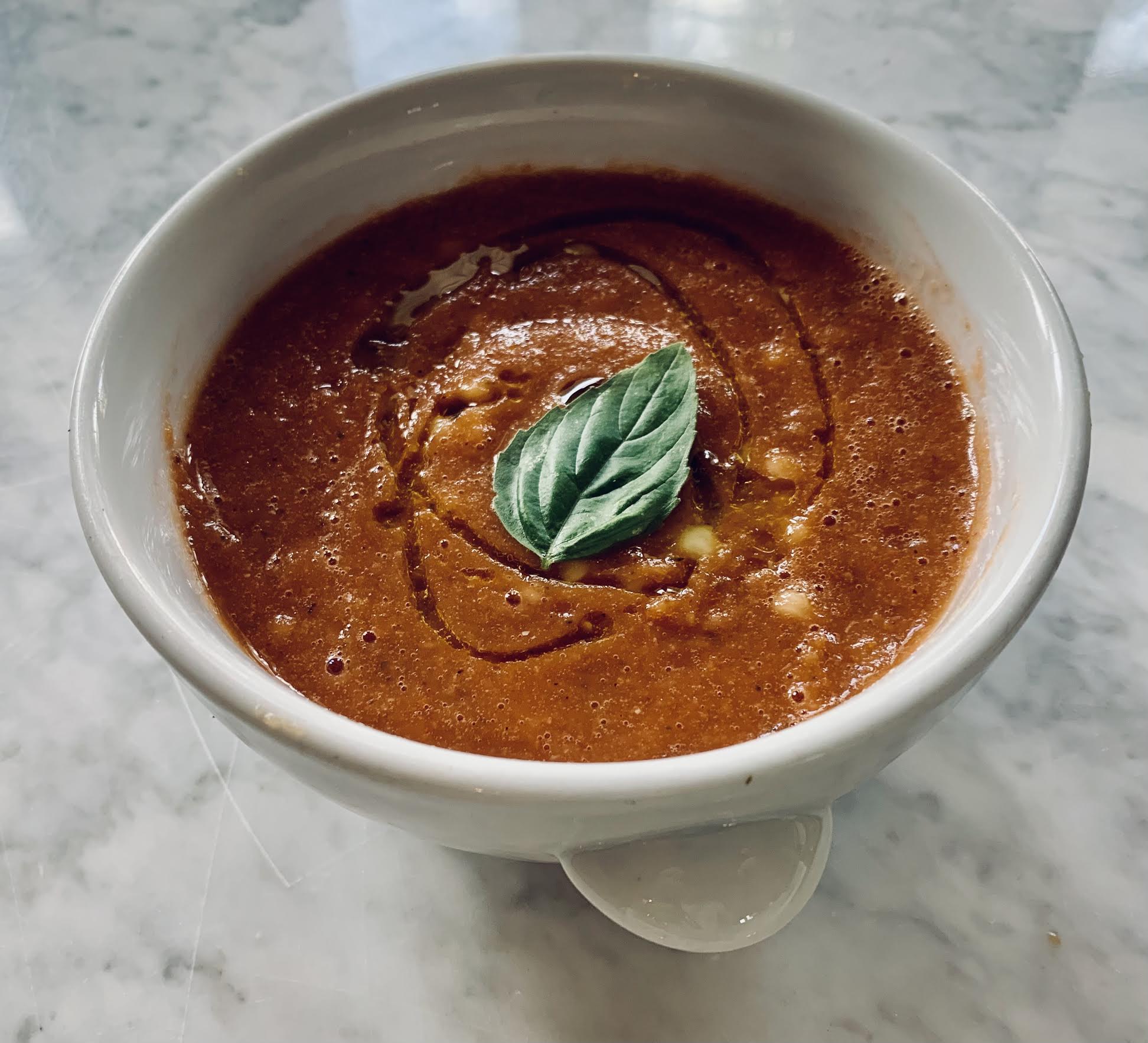 Creamy Roasted Summer Tomato & Eggplant Soup UltraTruffle