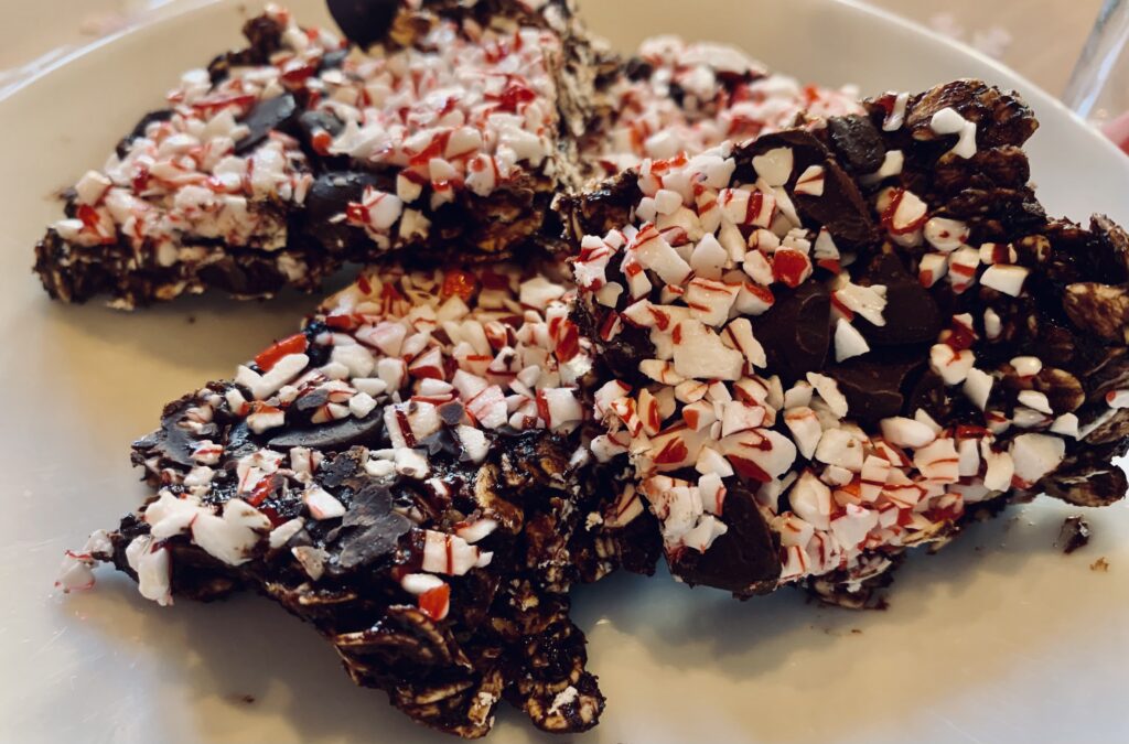 peppermint mocha granola bars