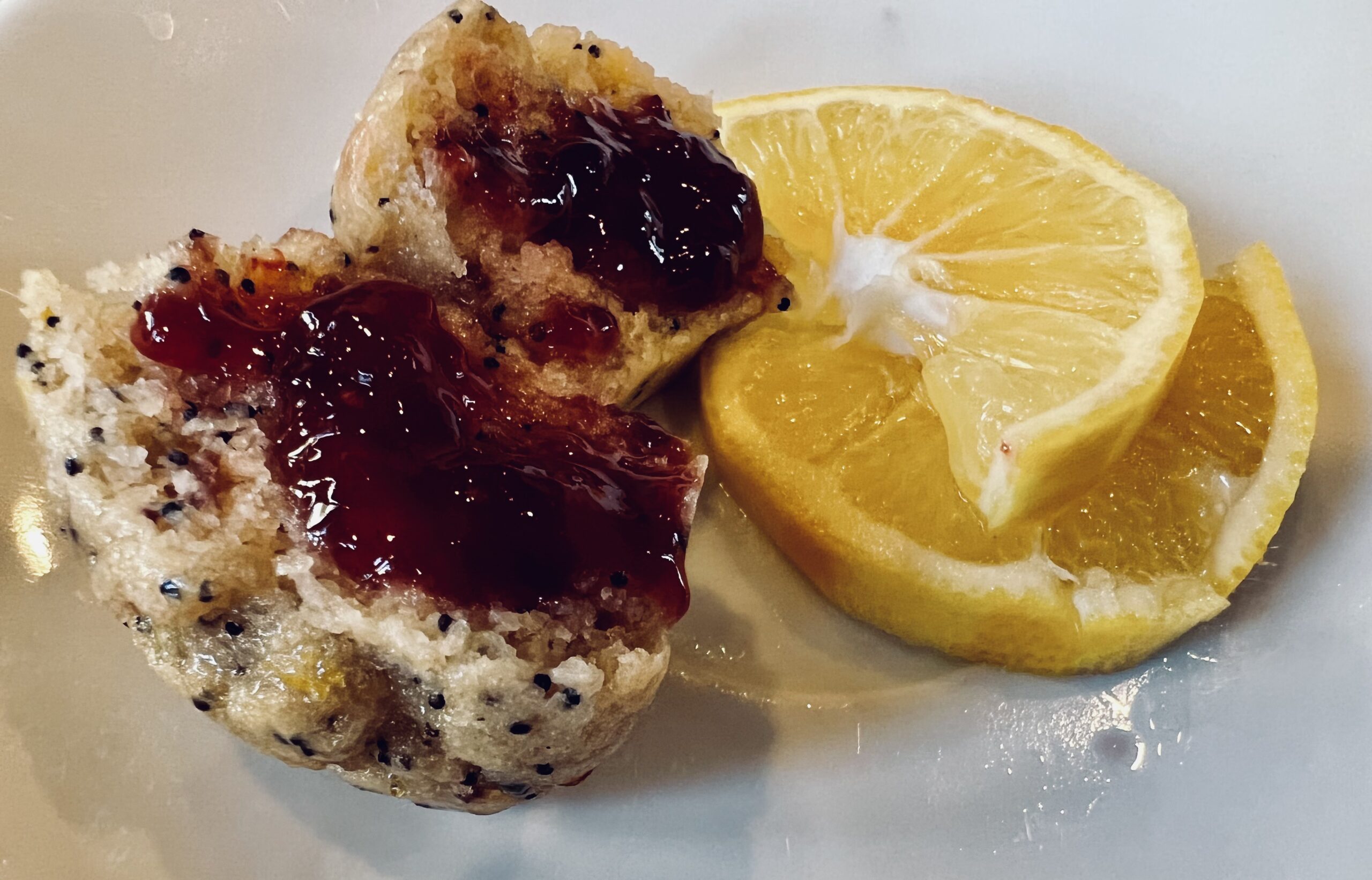 Citrus Raspberry Poppyseed Muffins