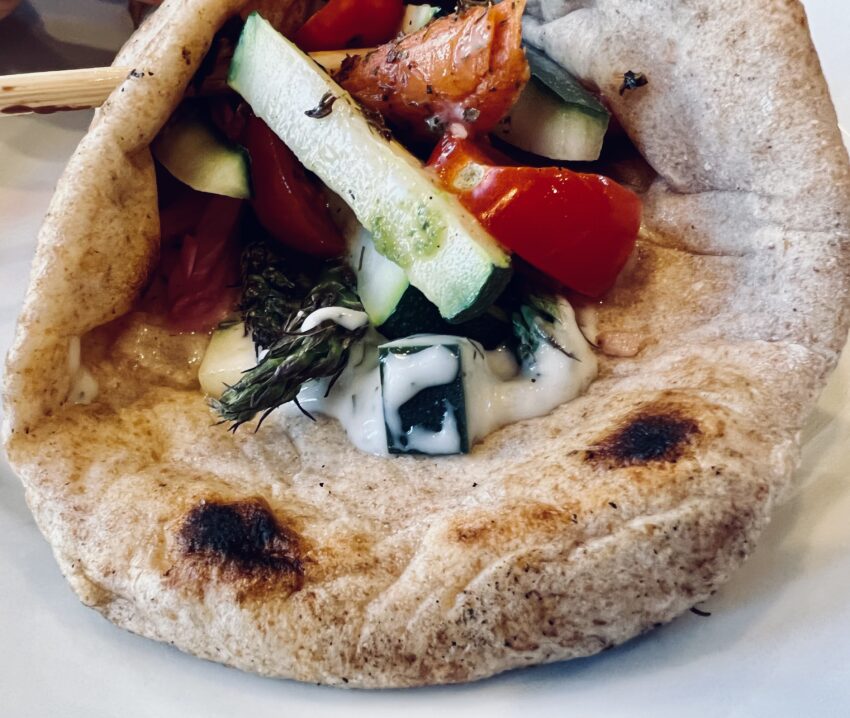 Carrot Gyro Pita Wrap