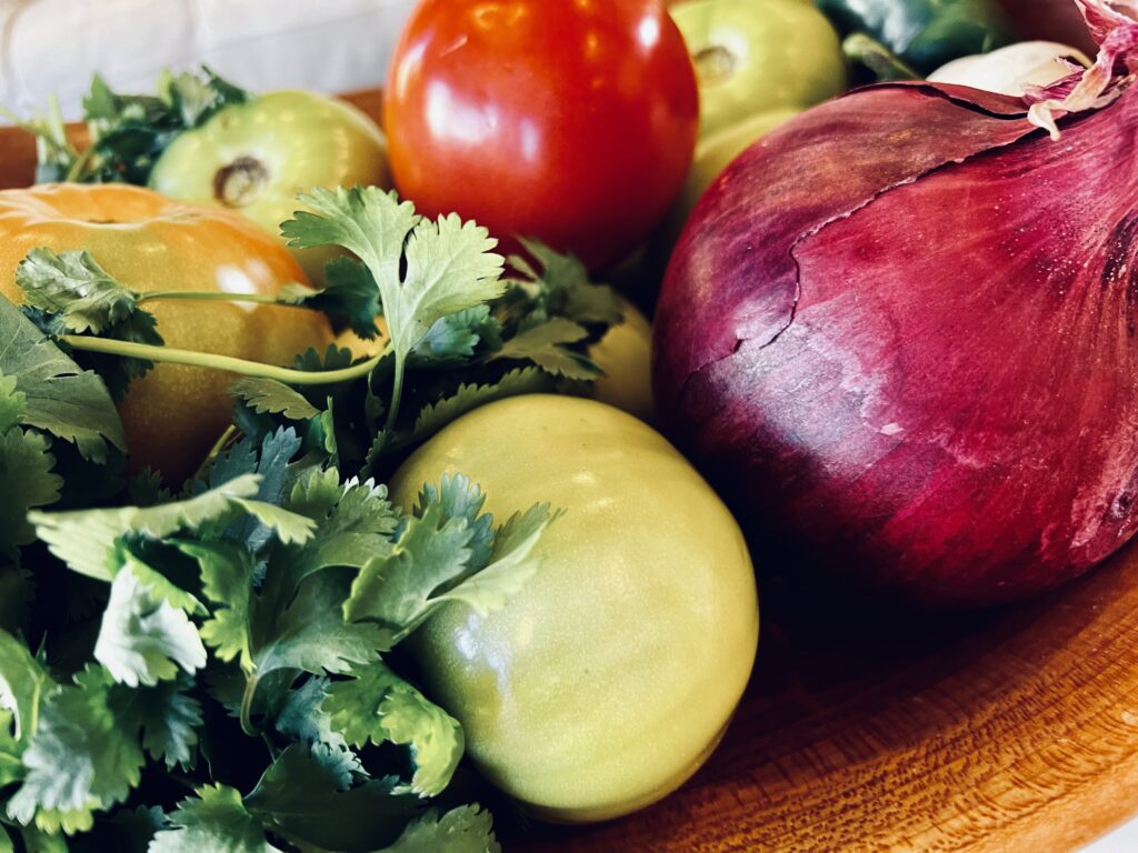 Green Tomato Salsa for Burrito Wraps