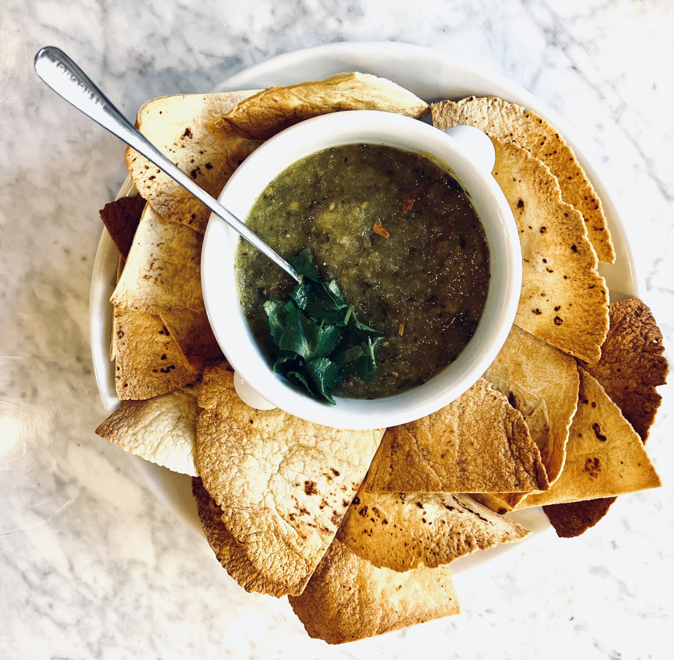 Roasted Green Tomato Salsa