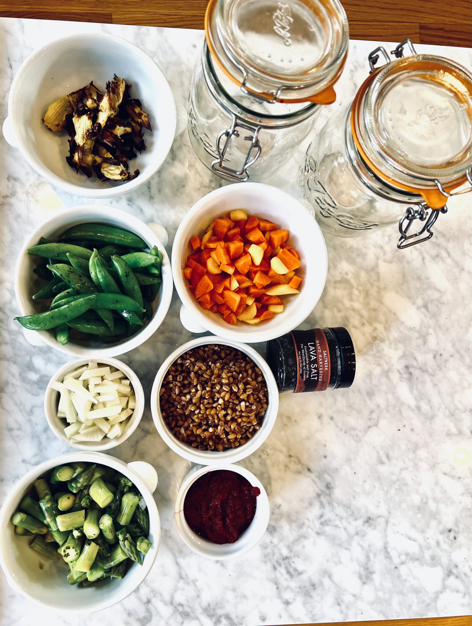 Farro Jar Salad Recipe UltraTruffle