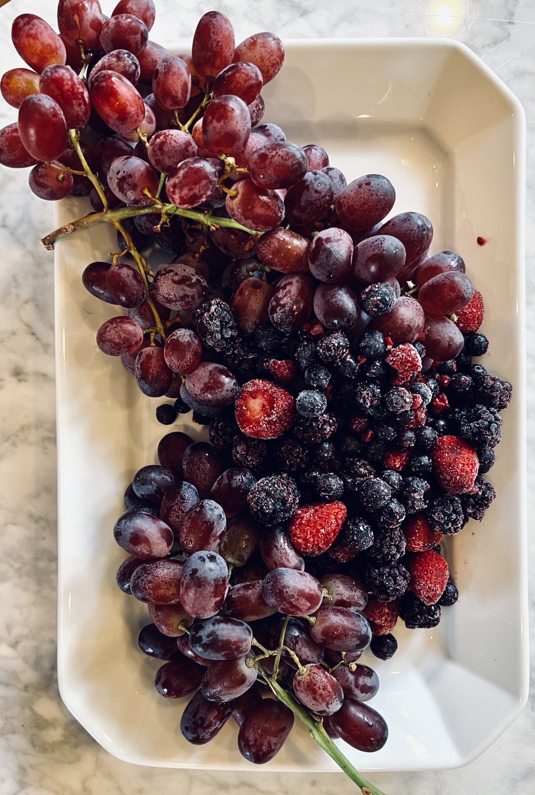 Roasted Grape Mixed Berry Compote
